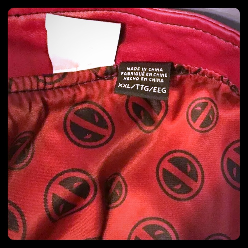 Marvel Comics Licensed Deadpool Jacket